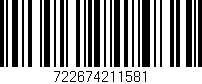 Código de barras (EAN, GTIN, SKU, ISBN): '722674211581'