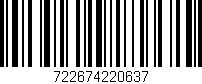 Código de barras (EAN, GTIN, SKU, ISBN): '722674220637'