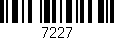 Código de barras (EAN, GTIN, SKU, ISBN): '7227'