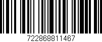 Código de barras (EAN, GTIN, SKU, ISBN): '722868811467'