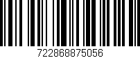 Código de barras (EAN, GTIN, SKU, ISBN): '722868875056'