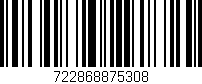 Código de barras (EAN, GTIN, SKU, ISBN): '722868875308'
