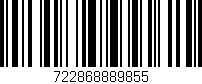 Código de barras (EAN, GTIN, SKU, ISBN): '722868889855'