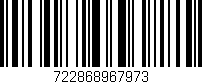 Código de barras (EAN, GTIN, SKU, ISBN): '722868967973'