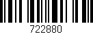 Código de barras (EAN, GTIN, SKU, ISBN): '722880'