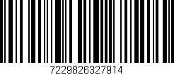 Código de barras (EAN, GTIN, SKU, ISBN): '7229826327914'