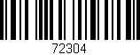 Código de barras (EAN, GTIN, SKU, ISBN): '72304'