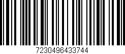 Código de barras (EAN, GTIN, SKU, ISBN): '7230496433744'
