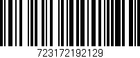 Código de barras (EAN, GTIN, SKU, ISBN): '723172192129'