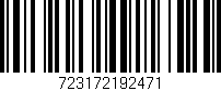 Código de barras (EAN, GTIN, SKU, ISBN): '723172192471'