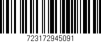Código de barras (EAN, GTIN, SKU, ISBN): '723172945091'