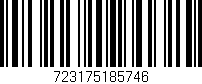 Código de barras (EAN, GTIN, SKU, ISBN): '723175185746'