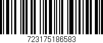 Código de barras (EAN, GTIN, SKU, ISBN): '723175186583'
