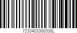 Código de barras (EAN, GTIN, SKU, ISBN): '7233403300330L'