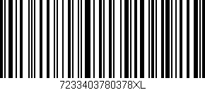 Código de barras (EAN, GTIN, SKU, ISBN): '7233403780378XL'