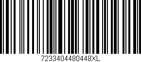Código de barras (EAN, GTIN, SKU, ISBN): '7233404480448XL'