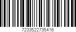 Código de barras (EAN, GTIN, SKU, ISBN): '7233522735416'