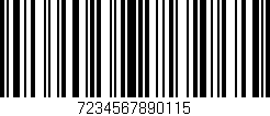 Código de barras (EAN, GTIN, SKU, ISBN): '7234567890115'