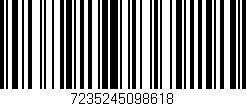 Código de barras (EAN, GTIN, SKU, ISBN): '7235245098618'