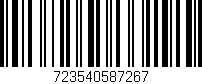 Código de barras (EAN, GTIN, SKU, ISBN): '723540587267'