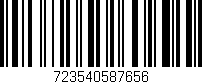 Código de barras (EAN, GTIN, SKU, ISBN): '723540587656'