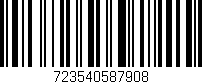 Código de barras (EAN, GTIN, SKU, ISBN): '723540587908'