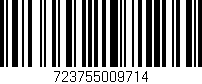 Código de barras (EAN, GTIN, SKU, ISBN): '723755009714'