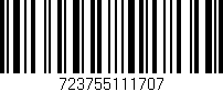 Código de barras (EAN, GTIN, SKU, ISBN): '723755111707'