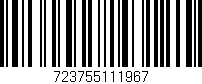 Código de barras (EAN, GTIN, SKU, ISBN): '723755111967'