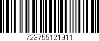 Código de barras (EAN, GTIN, SKU, ISBN): '723755121911'