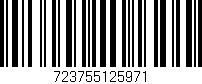 Código de barras (EAN, GTIN, SKU, ISBN): '723755125971'