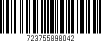 Código de barras (EAN, GTIN, SKU, ISBN): '723755898042'