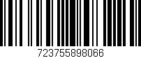 Código de barras (EAN, GTIN, SKU, ISBN): '723755898066'