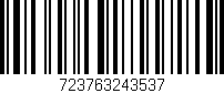Código de barras (EAN, GTIN, SKU, ISBN): '723763243537'