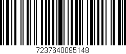 Código de barras (EAN, GTIN, SKU, ISBN): '7237640095148'