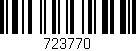 Código de barras (EAN, GTIN, SKU, ISBN): '723770'