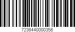 Código de barras (EAN, GTIN, SKU, ISBN): '7238440000356'