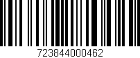 Código de barras (EAN, GTIN, SKU, ISBN): '723844000462'