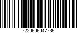 Código de barras (EAN, GTIN, SKU, ISBN): '7239606047765'