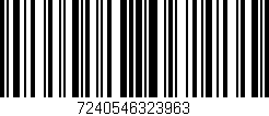 Código de barras (EAN, GTIN, SKU, ISBN): '7240546323963'