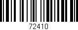 Código de barras (EAN, GTIN, SKU, ISBN): '72410'