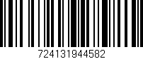 Código de barras (EAN, GTIN, SKU, ISBN): '724131944582'