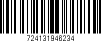 Código de barras (EAN, GTIN, SKU, ISBN): '724131946234'