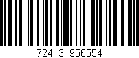 Código de barras (EAN, GTIN, SKU, ISBN): '724131956554'