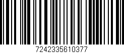 Código de barras (EAN, GTIN, SKU, ISBN): '7242335610377'