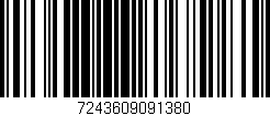 Código de barras (EAN, GTIN, SKU, ISBN): '7243609091380'
