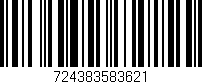 Código de barras (EAN, GTIN, SKU, ISBN): '724383583621'