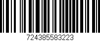 Código de barras (EAN, GTIN, SKU, ISBN): '724385583223'