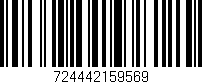 Código de barras (EAN, GTIN, SKU, ISBN): '724442159569'