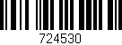 Código de barras (EAN, GTIN, SKU, ISBN): '724530'